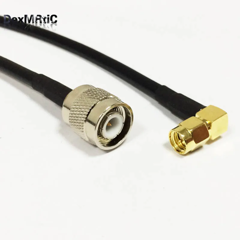 Кабель для беспроводного маршрутизатора разъем TNC SMA прямой угол отрезок RG58 50