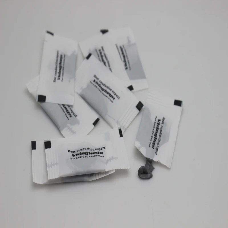 100 шт./лот термопаста Fhermal для ПК термосиликоновая смазка процессора GPU LED |