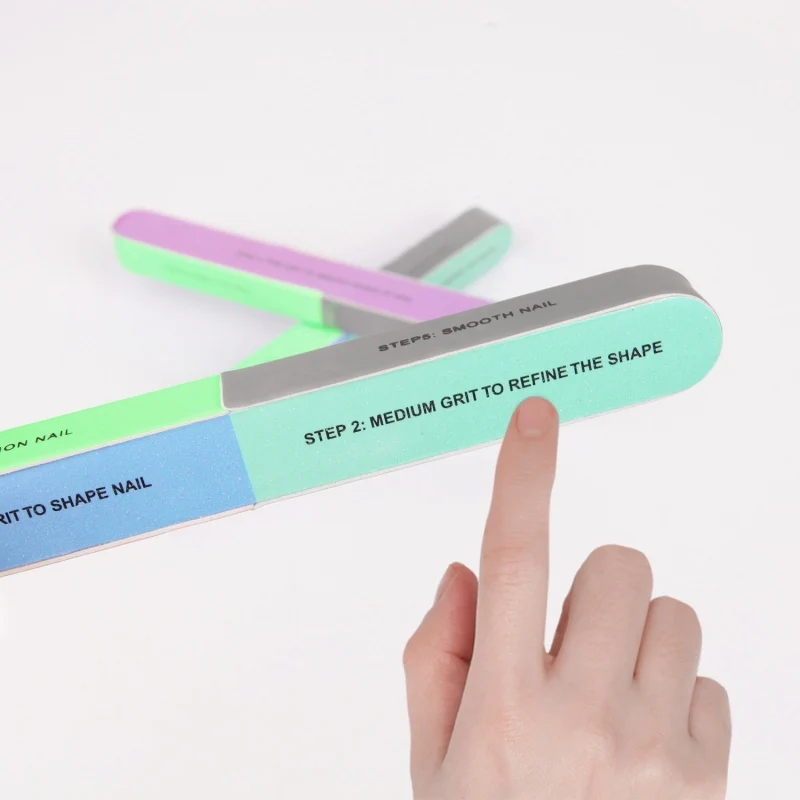 Шлифовальная Пилка Для Ногтей профессиональный 6 сторонний инструмент для