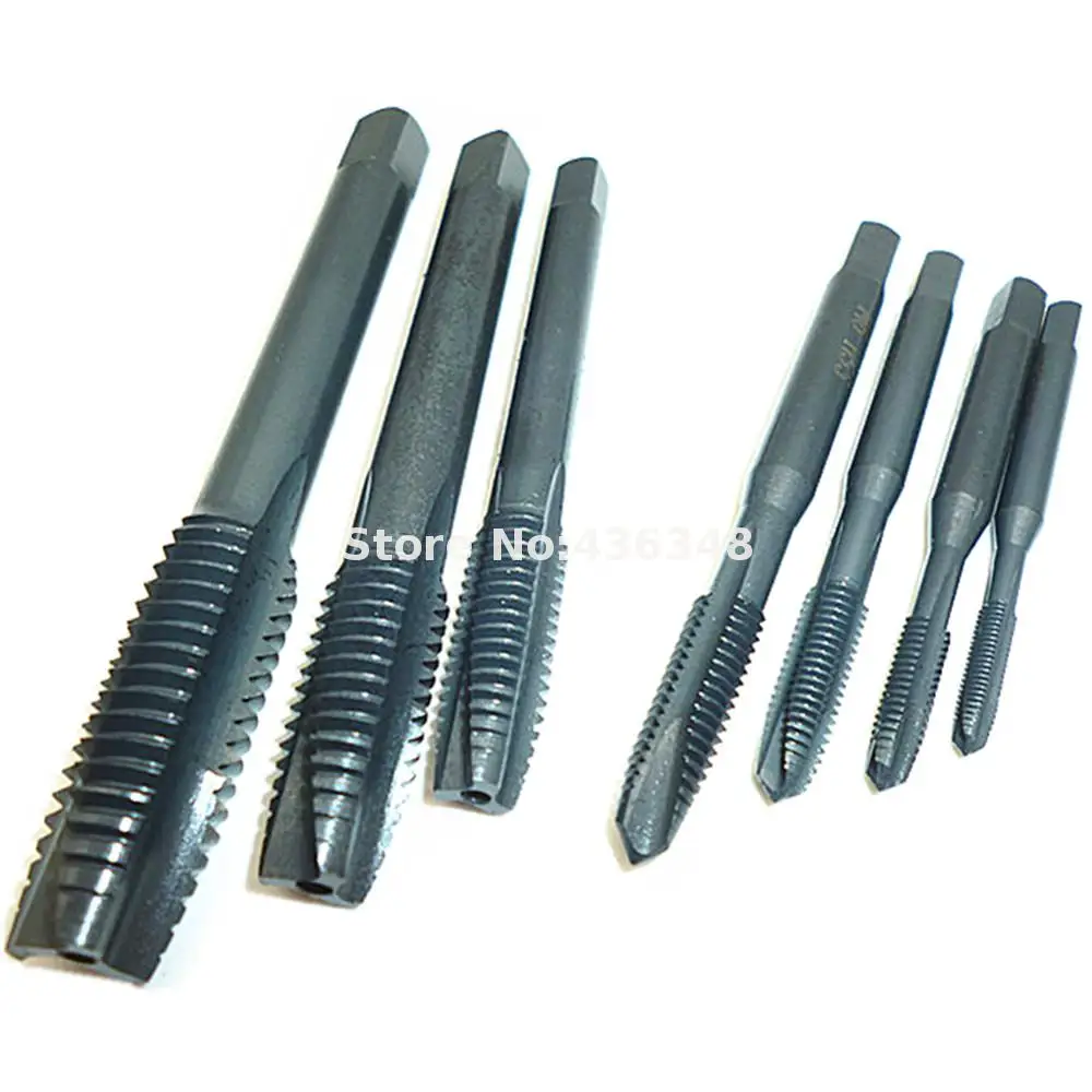 7x метрики резьба коснитесь сверлильный станок спираль точки прямо флейта резьбы