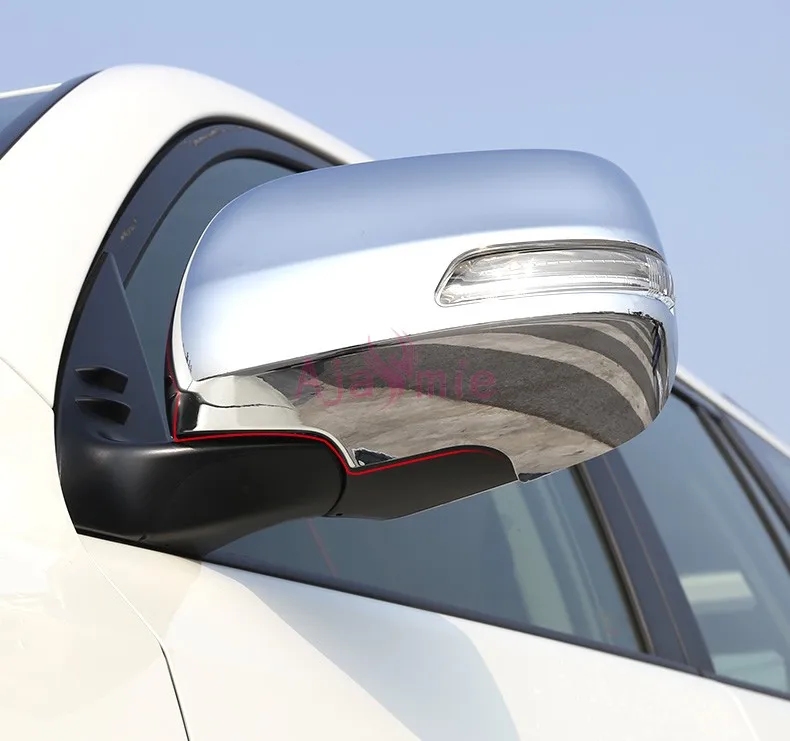 

Accessories For Toyota Land Cruiser 150 Prado LC150 FJ150 2010-2018 Door Mirror Overlay Full Cover Trim Chrome Car-Styling