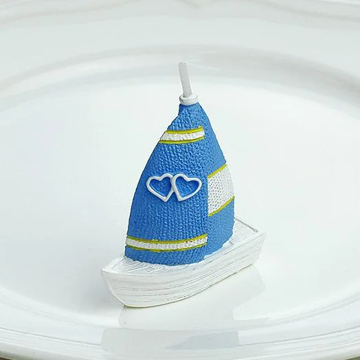 Форма для парусной лодки 3D Свеча силиконовая форма помадки торта мыла. глины резьбы по соли|form for|form for soapsilicone
