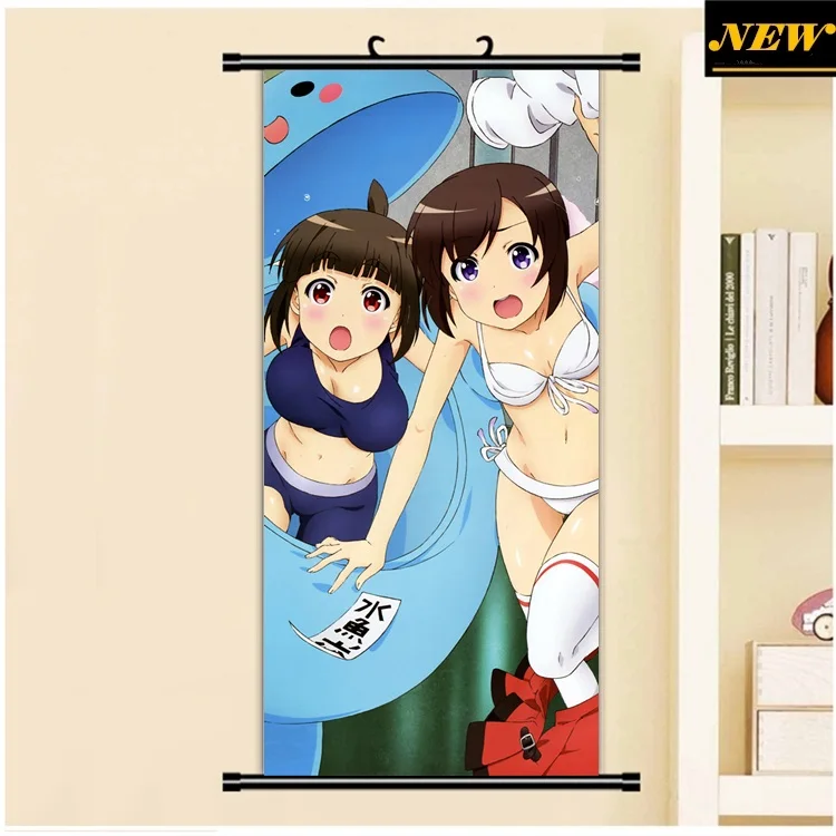 45X95 см Locodol Rokodoru Usami Nanako Kohinata Yukari мультфильм аниме Настенная картина палка плакат