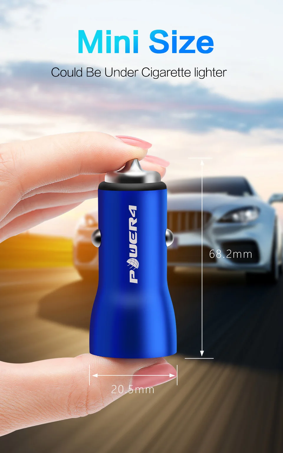 Power4 3A быстрое автомобильное зарядное устройство USB для iPhone PD быстрое автомобильное зарядное устройство QC 3,0 Для samsung Универсальное зарядное устройство usb type C адаптер в автомобиле
