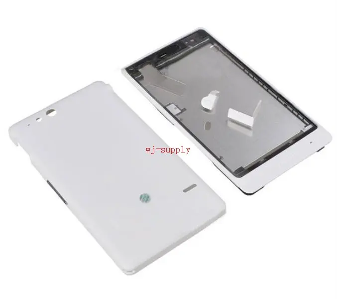Для Sony Xperia Go ST27i ST27 Корпус Передняя панель ЖК рамка + крышка батареи чехол
