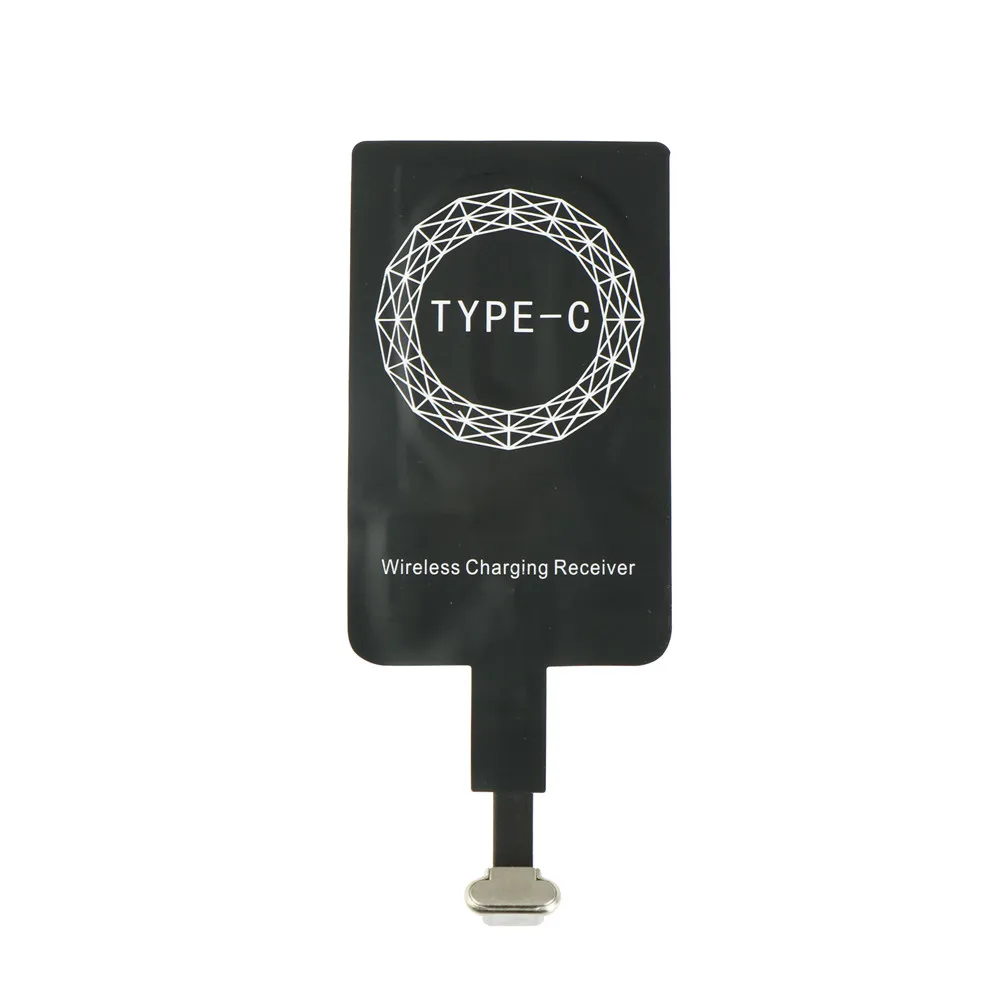 

Универсальное беспроводное зарядное устройство Qi для iPhone, адаптер, приемник, накладка-катушка для телефона Android, Micro USB и Type C