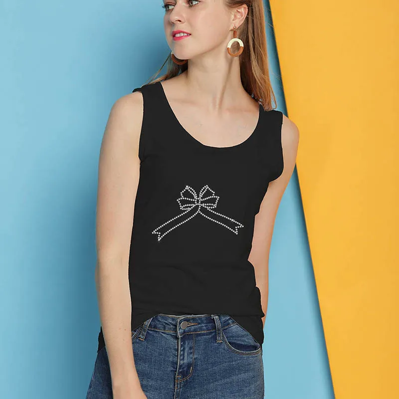 VoteeBro 2018 новый летний хлопок со стразами Графический ТиС женщины camiseta camisetas mujer verano