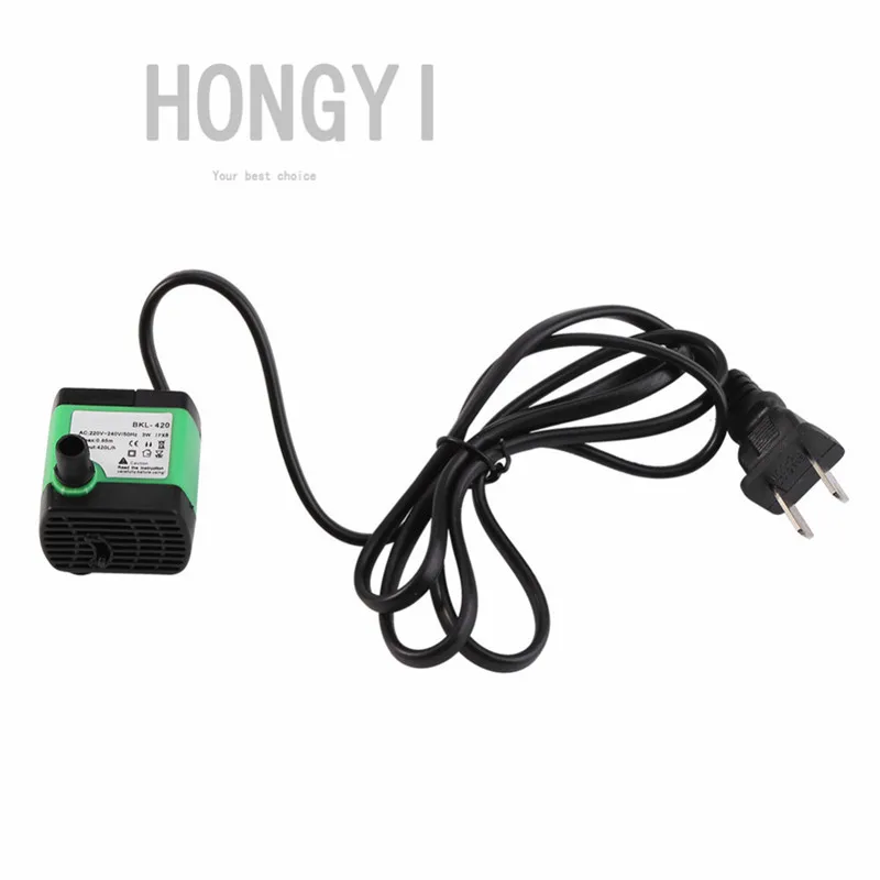 HONGYI/1 шт 3/5/8 стержень/15/20 Вт аквариумный погружной насос Аквариум Аксессуары для аквариума водяной насос фонтана ультра-бесшумный фильтр насоса
