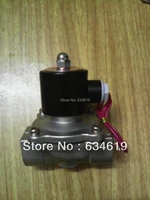 1 stainless steel electric gas solenoid valve high temperature resistant control valve normally close pneumatic valve
