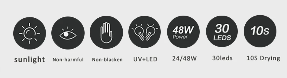 Лампа для маникюра Профессиональная УФ-лампа Sun One Led для ногтей Гель-лак машинка с ультрафиолетовым излучением Сушилка для ногтей гель отверждения быстрая сушка с инфракрасным датчиком