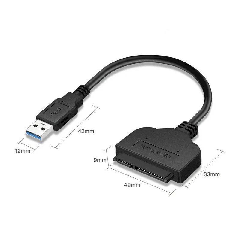 Адаптер USB 3 0 для SATA3.0 высокоскоростной кабель конвертера передачи данных 2 5