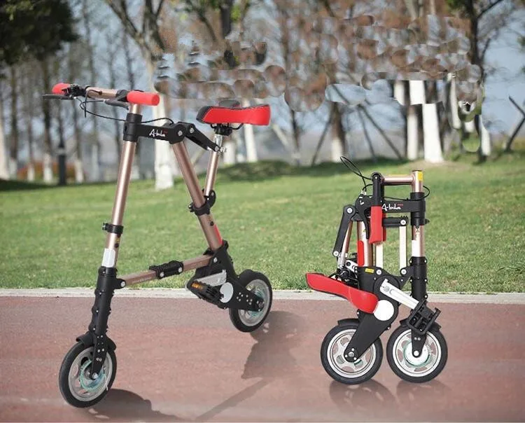 Складной велосипед 8 дюймов мини для езды на велосипеде|mini folding bicycle|folding bicyclefolding