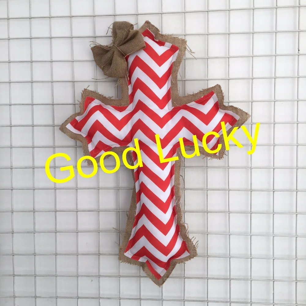 6 шт./лот новый стиль Пасхальная вешалка для дверей из мешковины монограмма