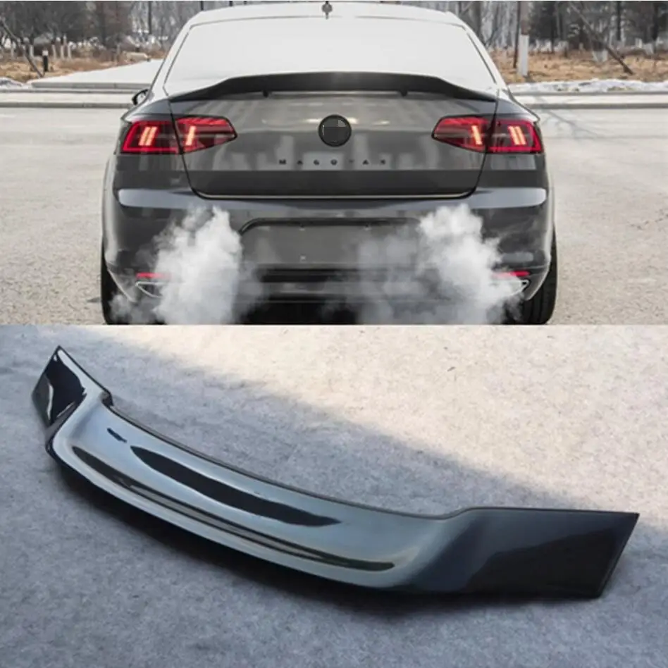 Для Volkswagen VW Magotan Passat B7 B8 2012- хвост из углеродного волокна крыло задний спойлер багажника Car R укладки