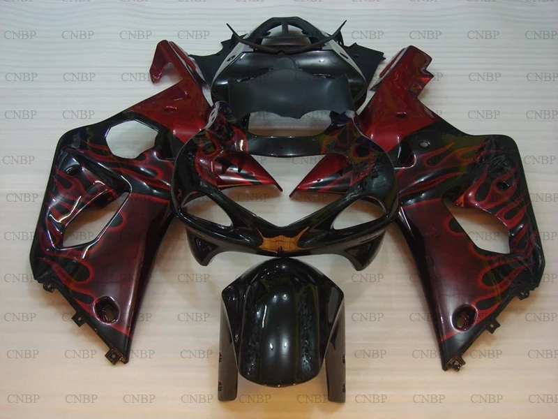 GSXR600 GSXR750 GSXR1000 2000 - 2003 K12 Пластиковые обтекатели GSX R600 R750 R1000 01 00 черная красная рамка