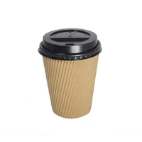 sample fee promotional custom logo printed disposable coffee cup