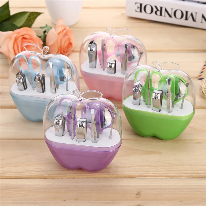 2017 Уход за ногтями 9 шт резак кутикулы клипер педикюр маникюрный набор для Apple