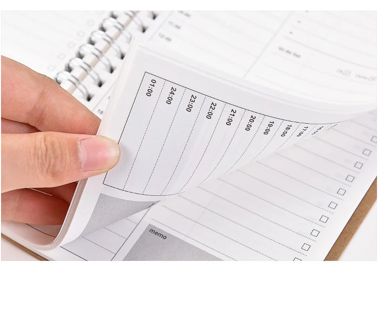 Дневник Плановик 2020 2021 еженедельные спиральные записные книжки Caderno ежемесячные