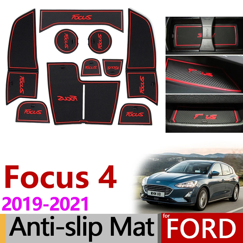 Противоскользящий коврик для разъема ворот резиновые подставки Ford Focus 4 MK4 2019 2020