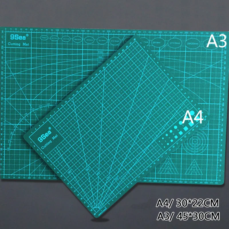 2 шт. коврик для резки из ПВХ A3 + A4|Швейные инструменты и аксессуары| |