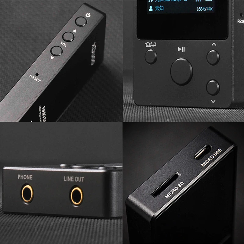 XDUOO NANO D3 высококачественный музыкальный плеер без потерь MP3 DSD256 24 бит/192 K HD пять