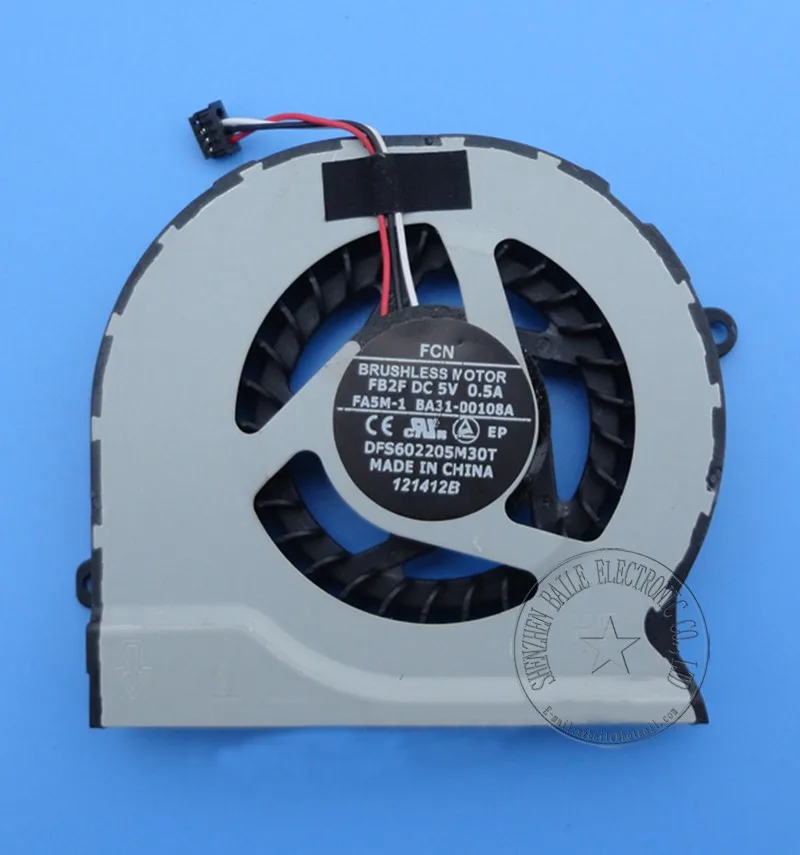 50 шт./лот вентилятор процессора для SAMSUNG NP300 NP300E4A NP300V4A NP300V5A NP305E5A NP200A4B охлаждающий