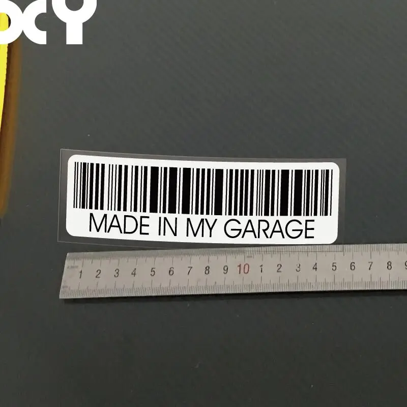 Прикольные виниловые наклейки Made in My Garage Стикеры для автомобилей и мотоциклов