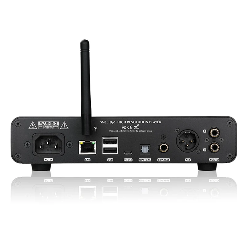USB DAC SMSL DP3 усилители Bluetooth аудио декодер ES9018Q2C Hifi Dac усилитель сбалансированный DSD