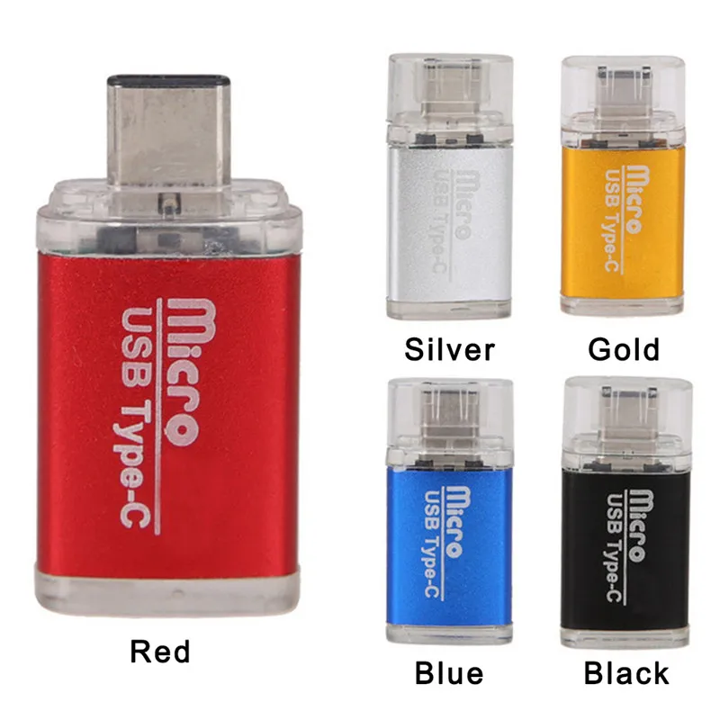 Устройство для чтения карт памяти USB 3 1 TYPE C из алюминиевого сплава