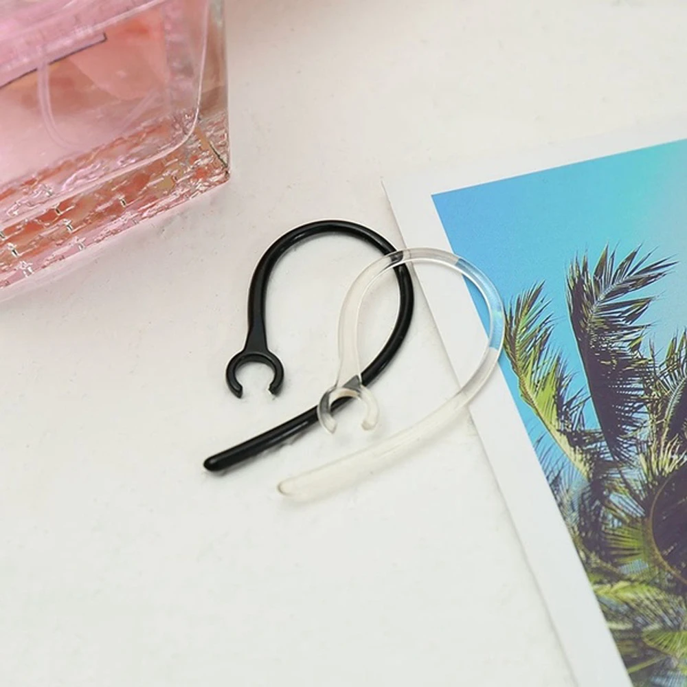 10 шт. 6 мм Bluetooth наушники аксессуары ушной крючок зажим петли гарнитура Earhook Black