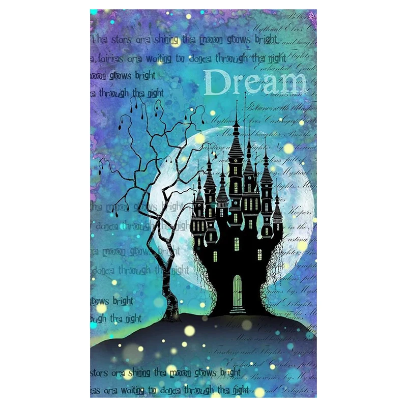 Замок прозрачный штамп сделай сам скрапбук карта альбом бумага ремесло