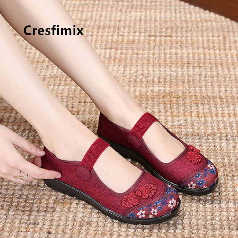 Женские туфли для танцев весенние винно-красные повседневные E5233 | Обувь