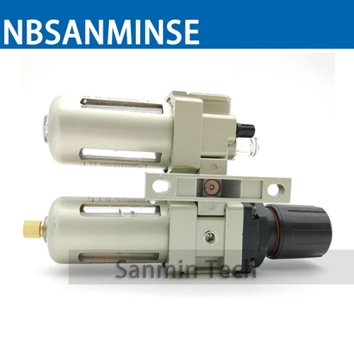 NBSANMINSE Воздушный Компрессор AC 2010 1/8 1/4 3/8 1/2 3/4 1 масла регулятор водоотделитель Ловушка фильтр-Аэрограф пневматический Компоненты