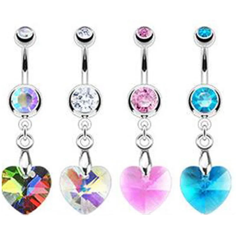 1 шт. хирургические кольца для пирсинга живота 4 цвета|belly button rings|ombligo piercingbutton ring |