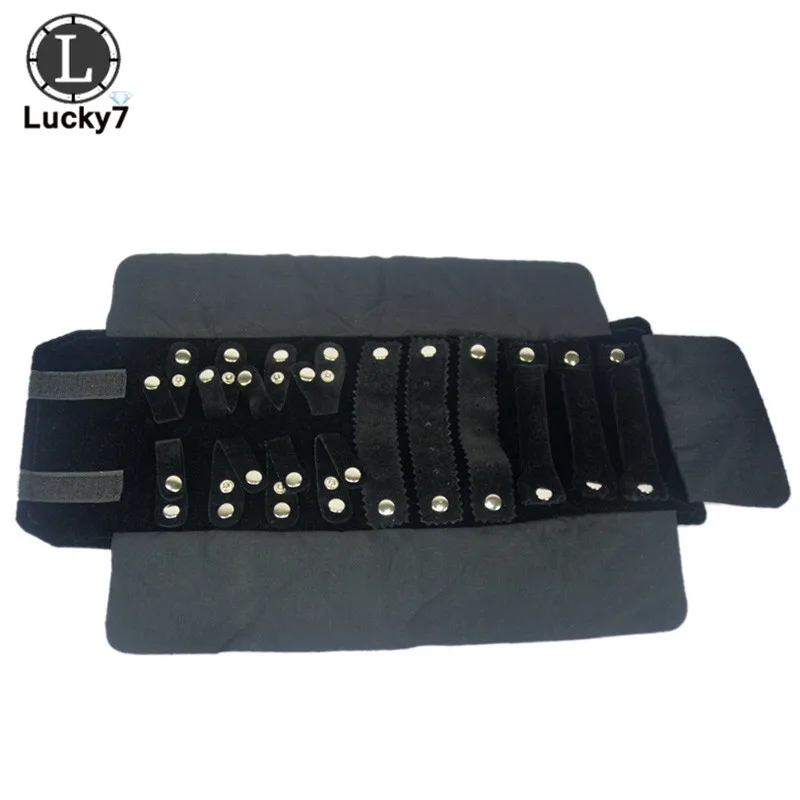 Черная/серая бархатная сумка для хранения ювелирных изделий портативные витрины