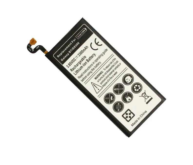 10 шт./лот 3300 мА/ч EB-BG930ABE запасная батарея для Samsung Galaxy S7 SM-G930 G930V G930A G930T G930P G930F Bateria