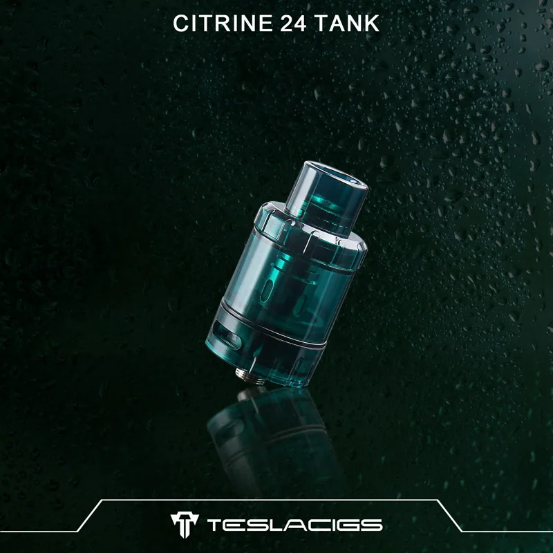 Оригинальный Tesla Citrine 24 бак 4 мл мм Диаметр Teslacigs распылитель и регулируемый