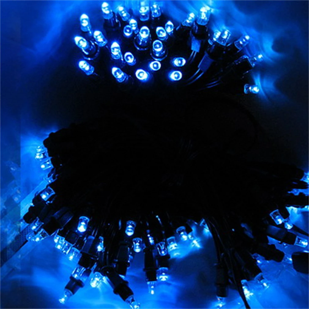 Солнечная Фея огни 17 м 100LED открытый вечерние Сад Свадебные забор украшения |