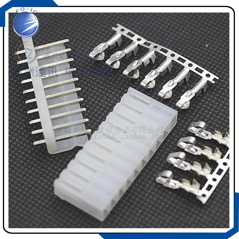 50set 2/3/4/5/6/7/8/9/10/11/12P pin Header 3.96MM male and female+ housing CH3.96 Connectors PH-A straight pins 180 degree | Обустройство
