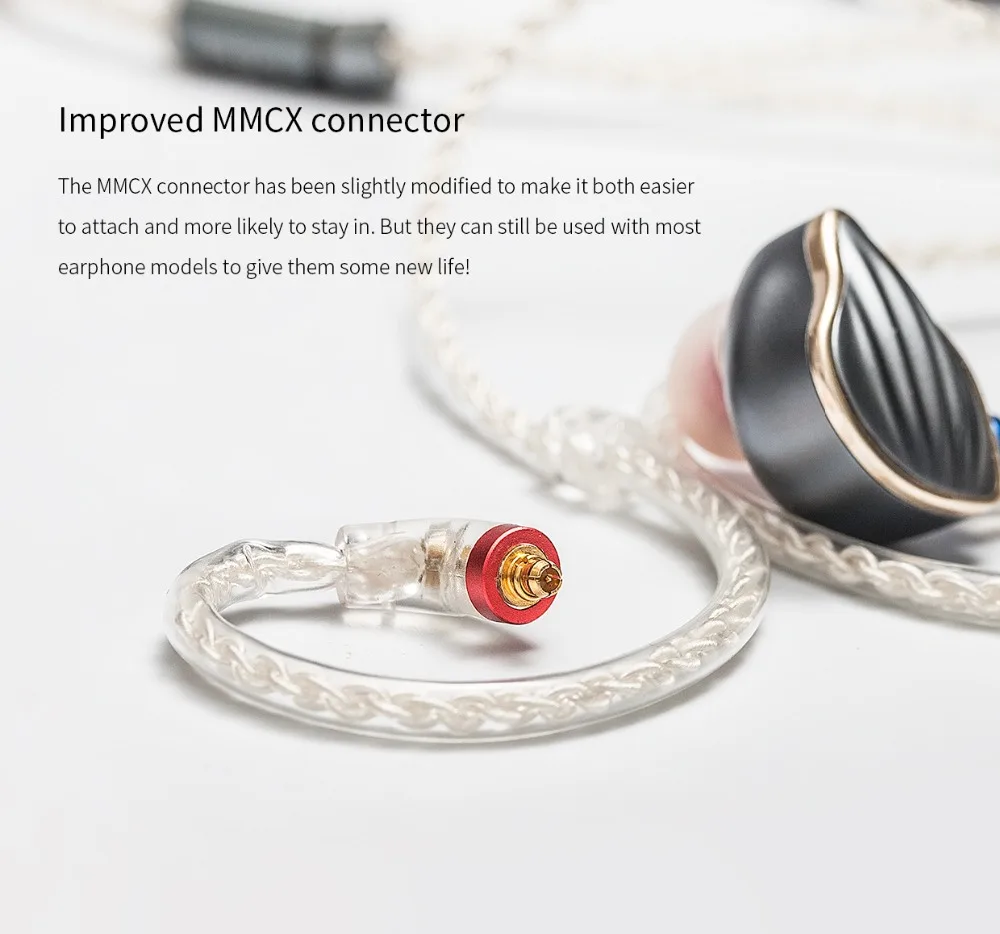 FiiO LC-3.5BS LC-2.5BS высокой чистоты с медным покрытием Серебряный MMCX кабель для наушников 45 см для uBTR/BTR1/BTR3/FH9/F9 pro LC 3.5BS