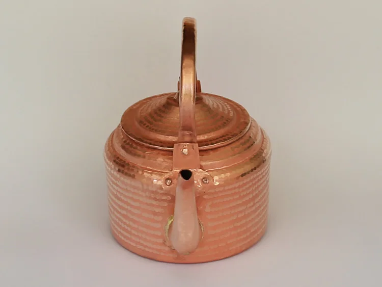 Чайник ручной работы из чистой меди фиолетовый чайник для дома и кухни подарок|gift