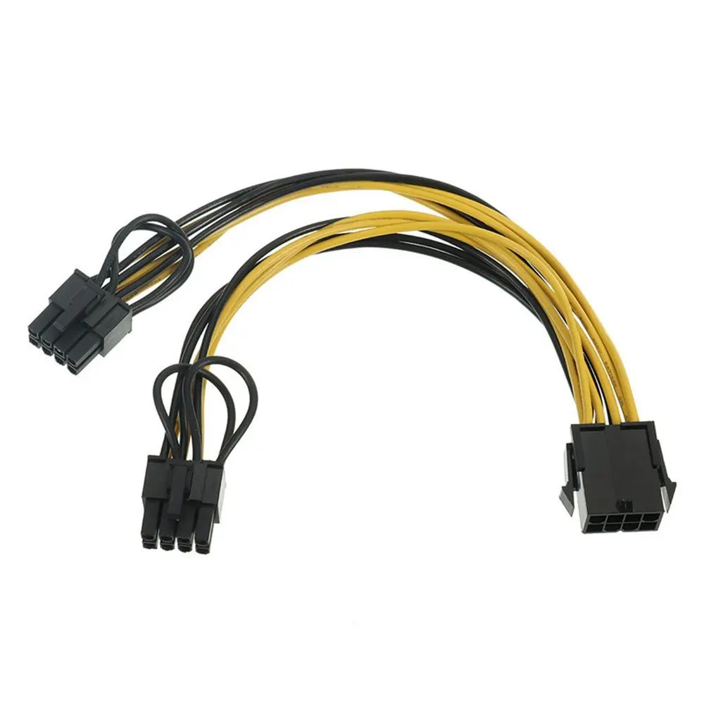 CPU 8pin к изображениям видео карта двойной PCI E 8Pin(6Pin + 2Pin) кабель питания сплиттер