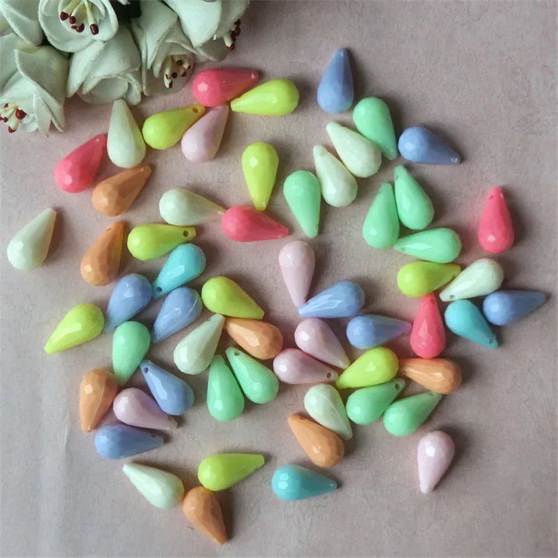 Акриловые Яркие бусины для рукоделия сделай сам изготовления ювелирных изделий