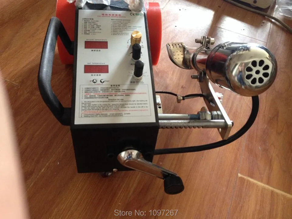 Новинка сварочный аппарат горячим воздухом ПВХ термоштамп для баннеров из