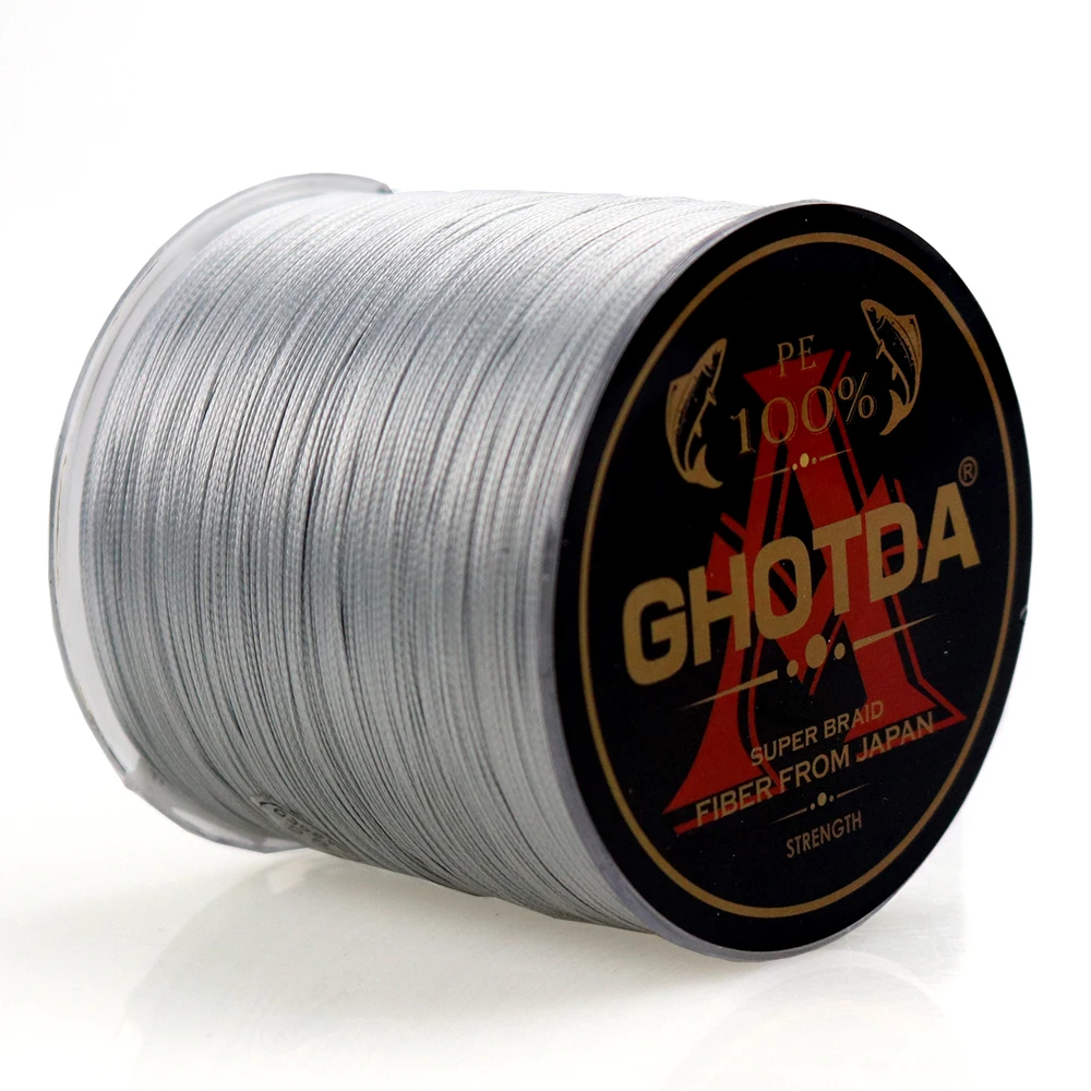 GHOTDA 100% супер прочная плетеная рыболовная леска 500 м 8 нитей рыболовные