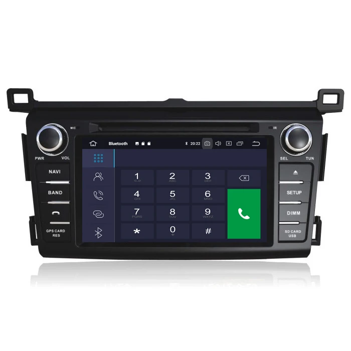 IPS 2 din Android 9 0 Автомобильный мультимедийный dvd плеер GPS навигация для Toyota RAV4 RAV 4 2013