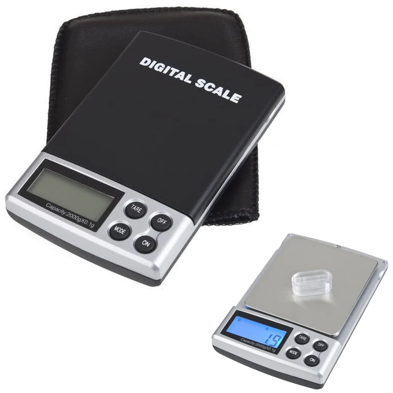 

0.1~2000g/2kg newest mini Digital Pocket Jewelry Weigh Scale