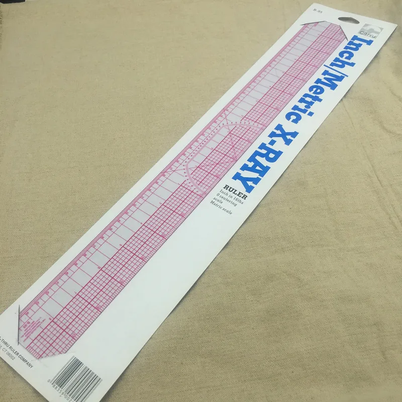 1 шт. стильный дизайн прямая Линейка французский изгиб кривая прорези швейные