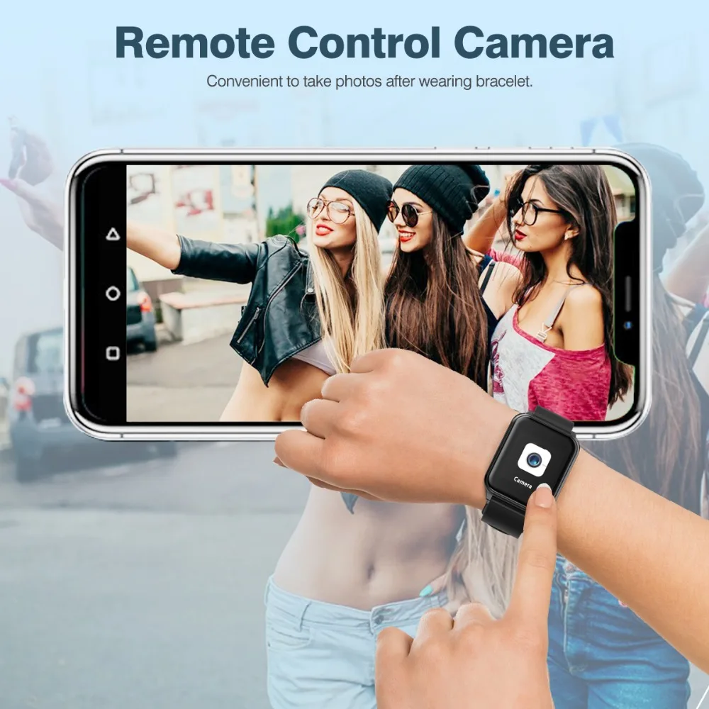 Diggro Z02, умные часы для женщин, кровяное давление, монитор сердечного ритма, сообщение, напоминание, умные часы для IOS и Android