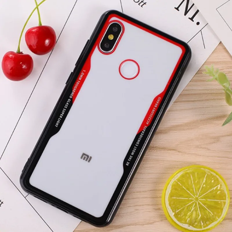 Прозрачный защитный чехол для телефона Mi 8 8SE Redmi Note 4 5 4x Xiaomi 5x 6x рамка из ТПУ